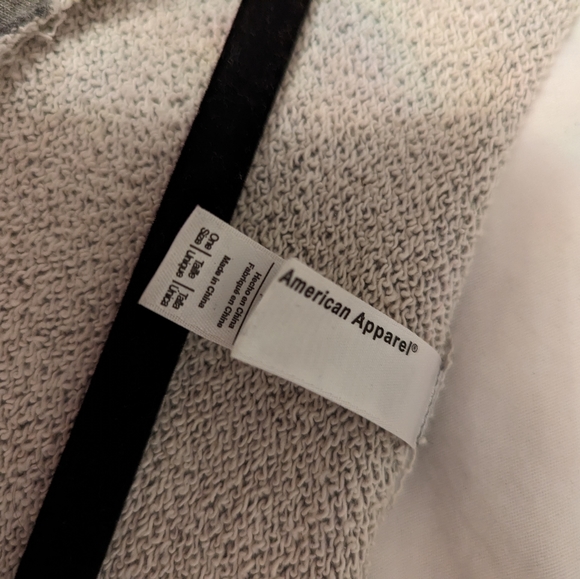 Custom Screen Printed Gray loose Cropped Sweater - Picture 7 of 7